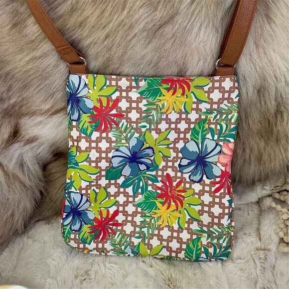 Rosetti Women's Floral Crossbody Bag Multicolor Casual Adjustable Strap - Picture 5 of 9